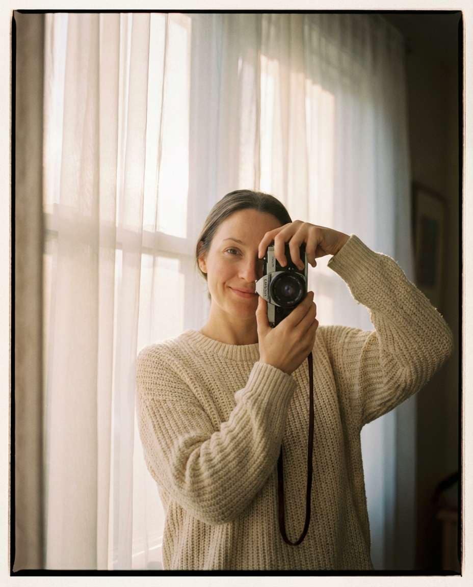 soft window self portrait photo