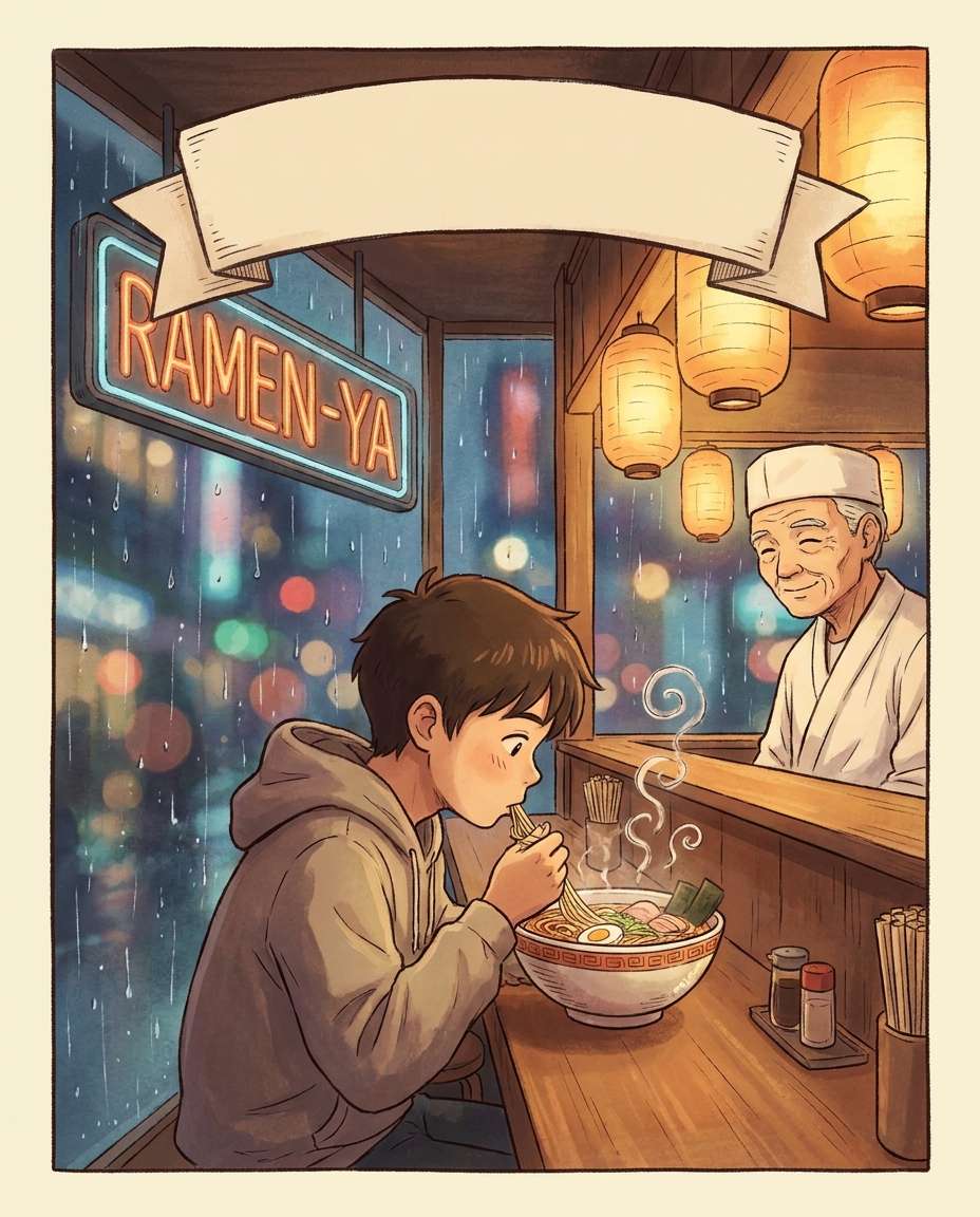 cozy ramen night photo
