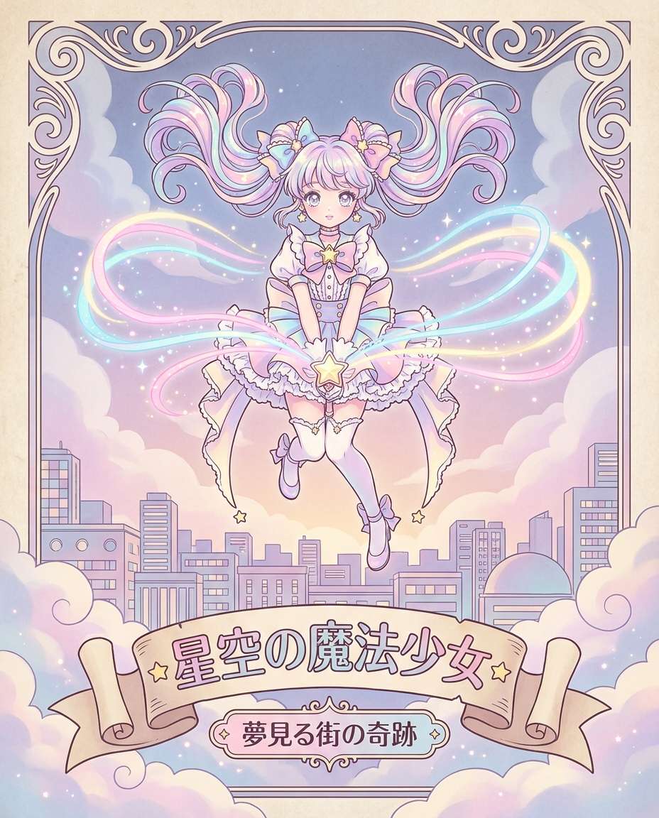 magical girl glow photo