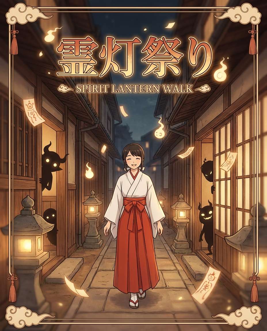 yokai lantern street photo