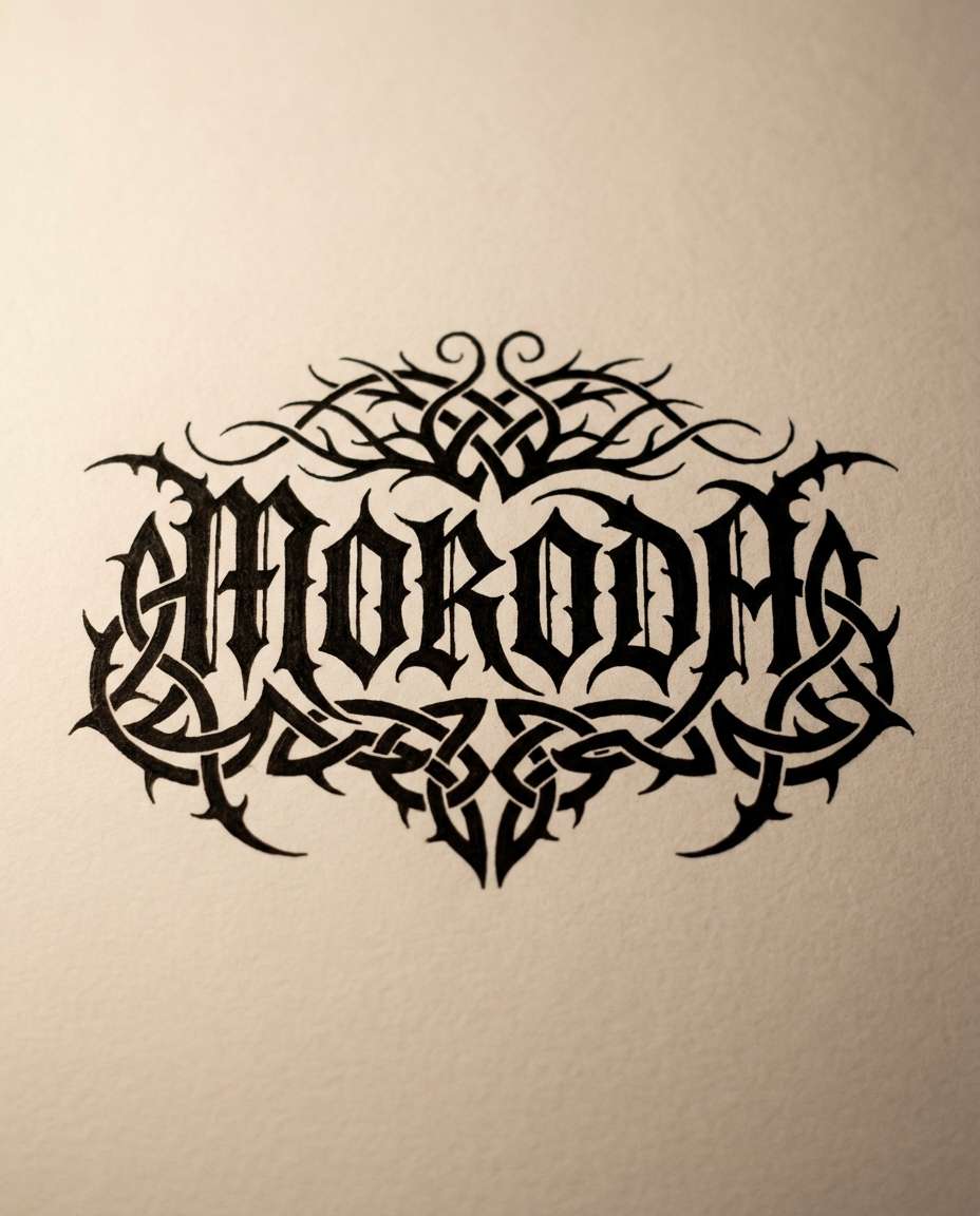 celtic knot brutalism photo