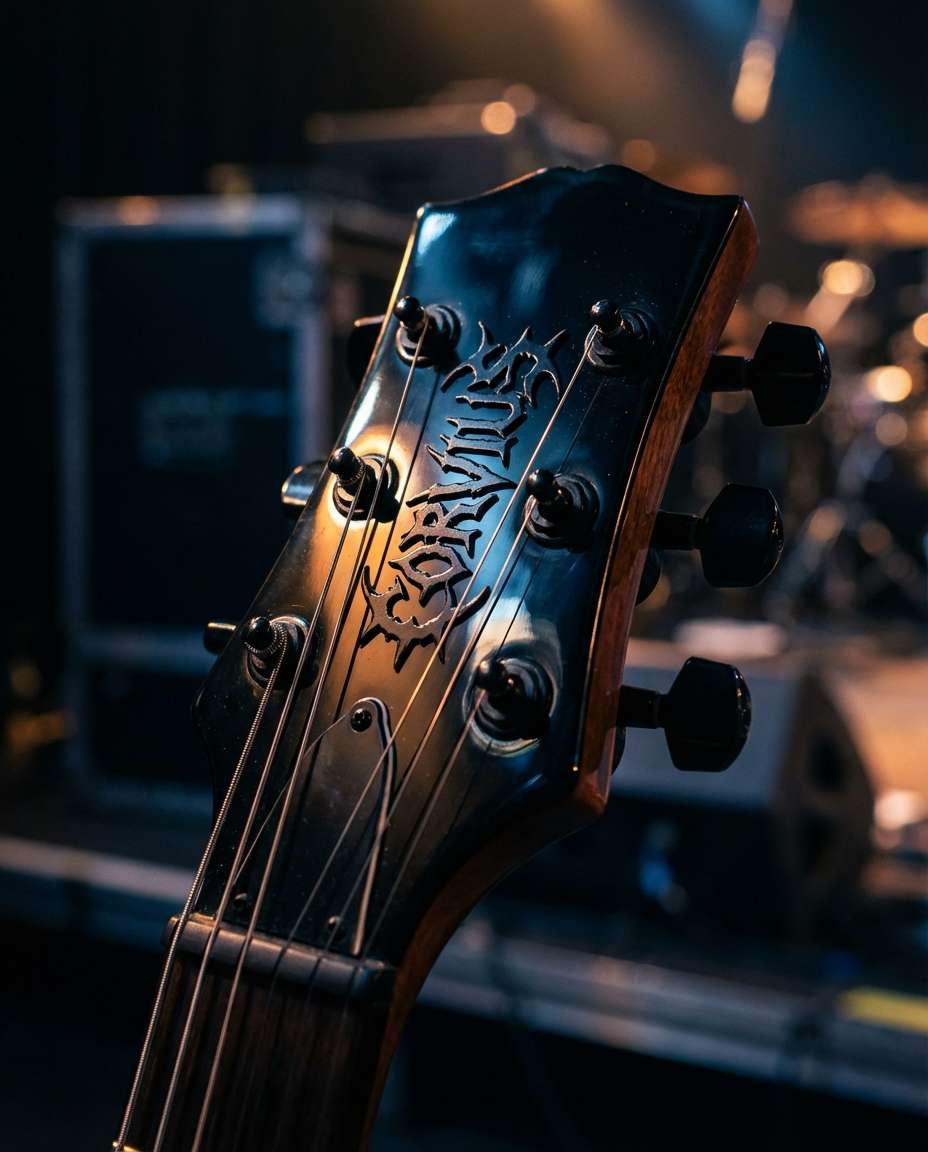 guitar headstock decal photo