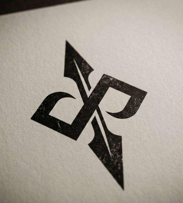 inverted spear monogram photo