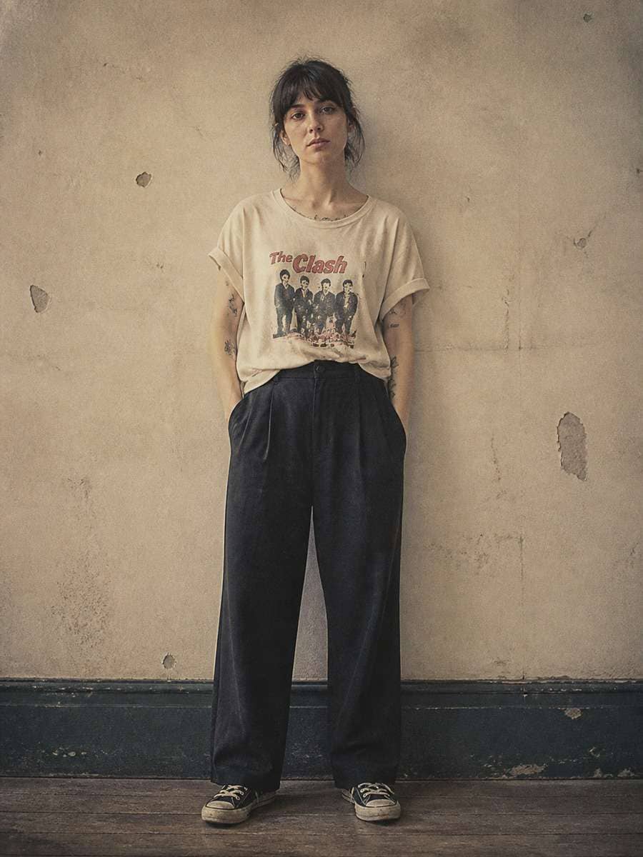 Washed Film Grunge Portrait photo