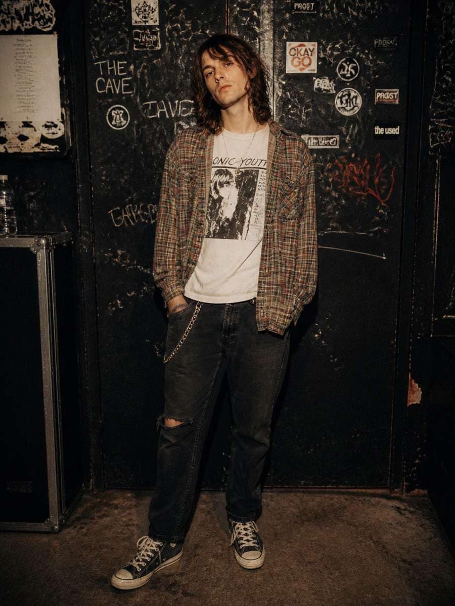 Indie Musician Grunge Look photo