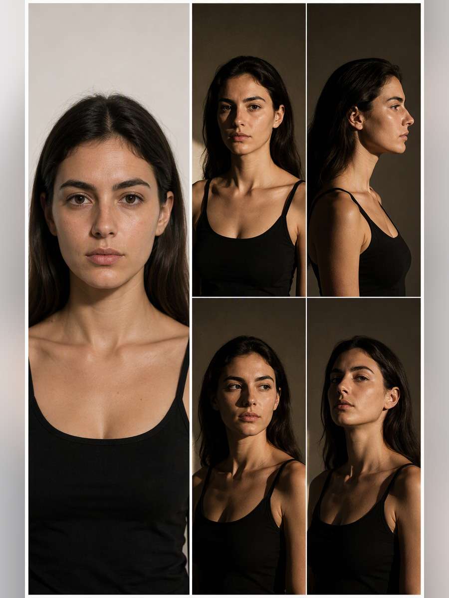 Sculptural Side-Light Grid — illustrative image-to-image before and after