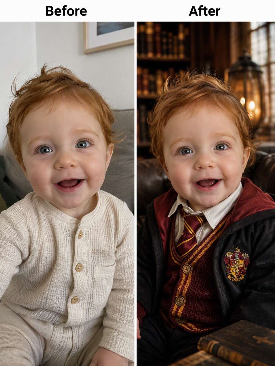 25 ChatGPT Harry Potter Baby Photo Prompts | Hogwarts