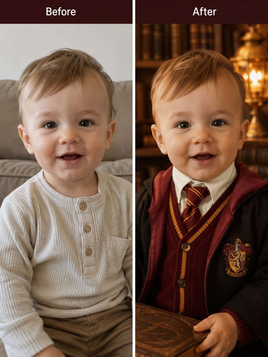 Age 1: Gryffindor Library — Heirloom Studio Finish photo