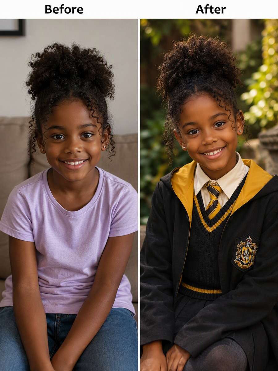 Age 7: Hufflepuff Garden — Heirloom Studio Finish photo