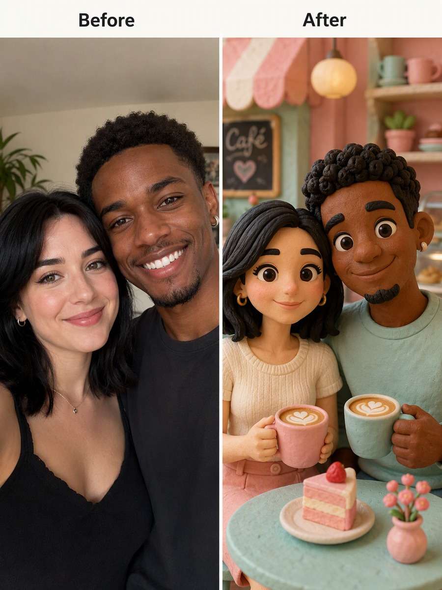Clay Animation Friends photo