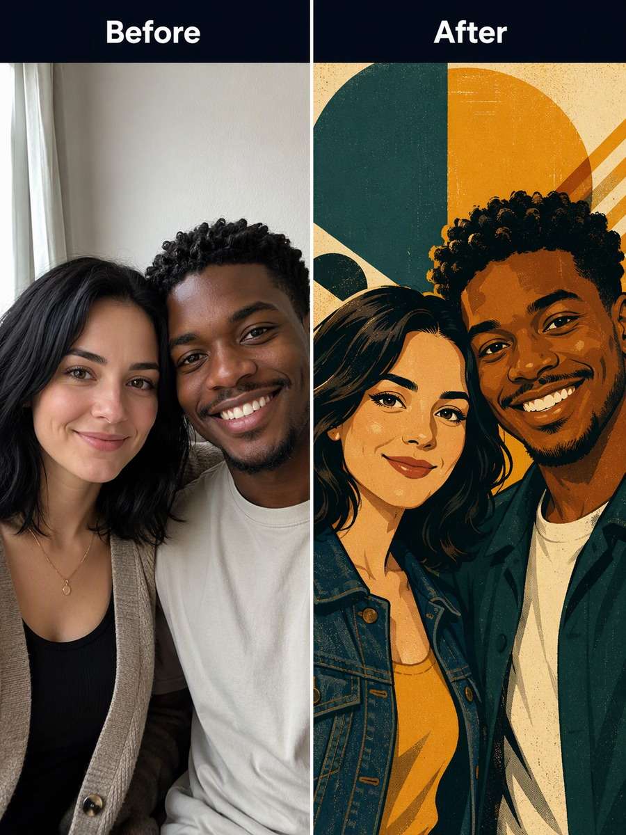 Graphic Poster Friendship photo
