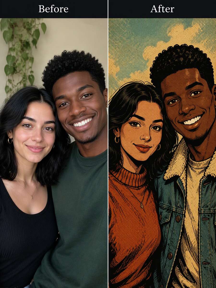 Vintage Comic Besties photo