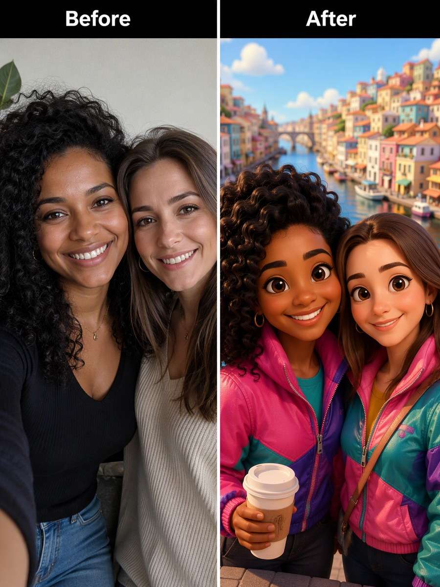 3D Cartoon Duo photo