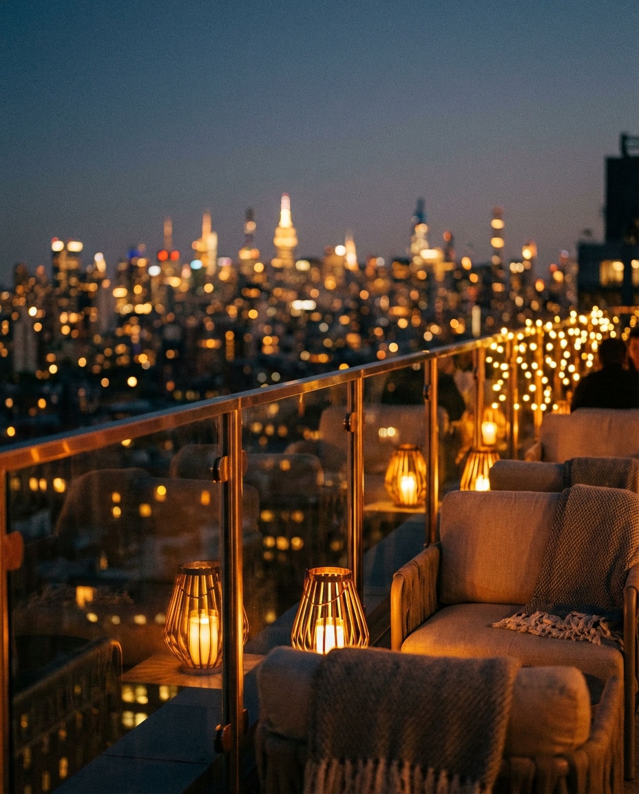 luxury rooftop view photo