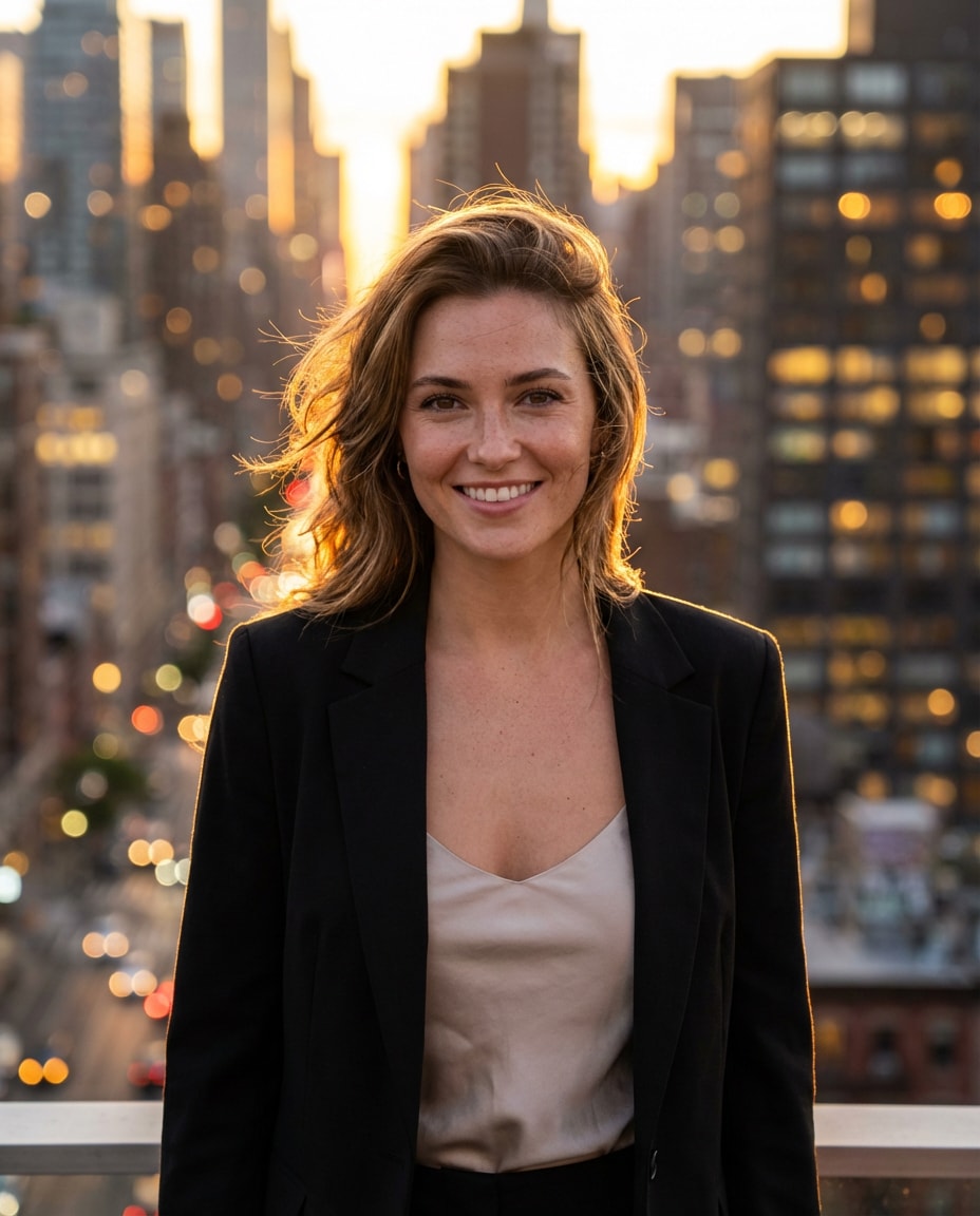 rooftop portrait photo