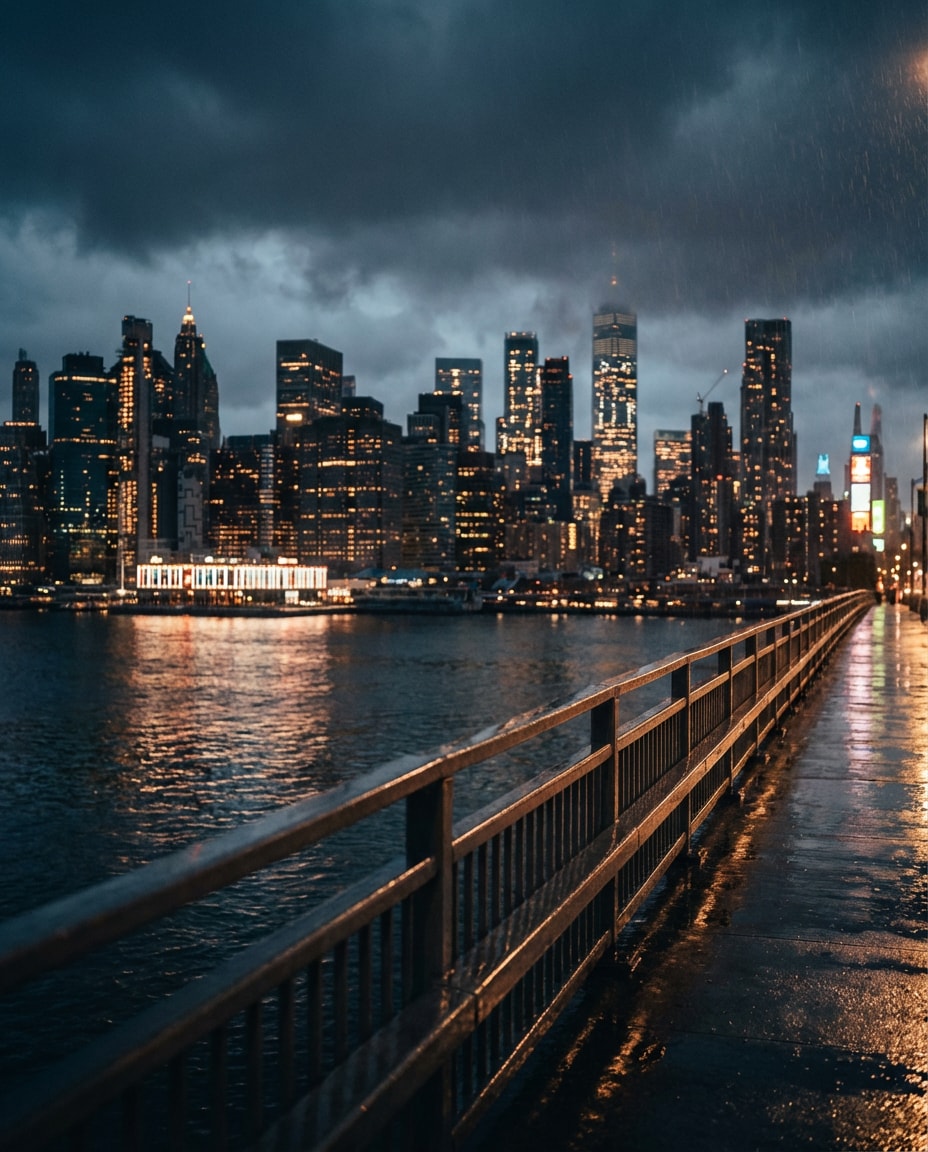 rain reflection photo