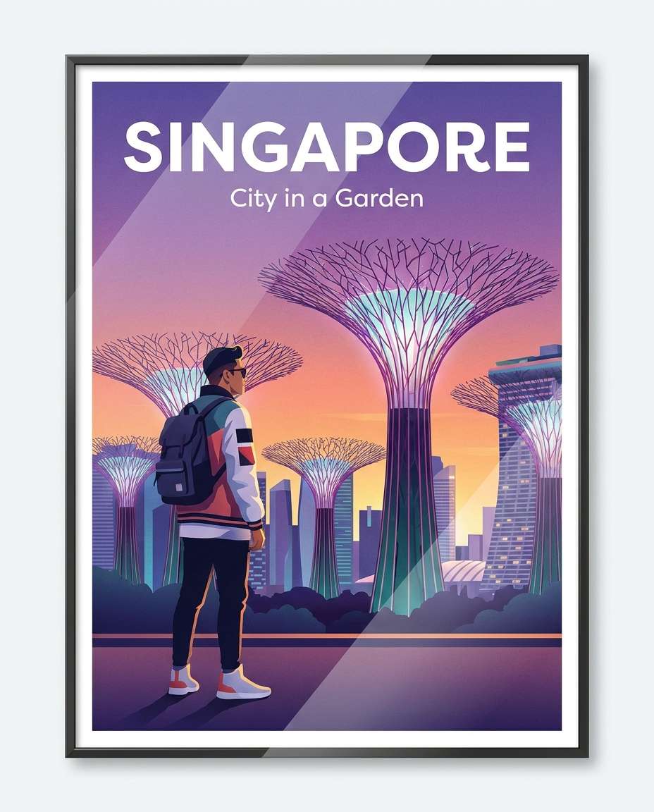 singapore futurist garden photo