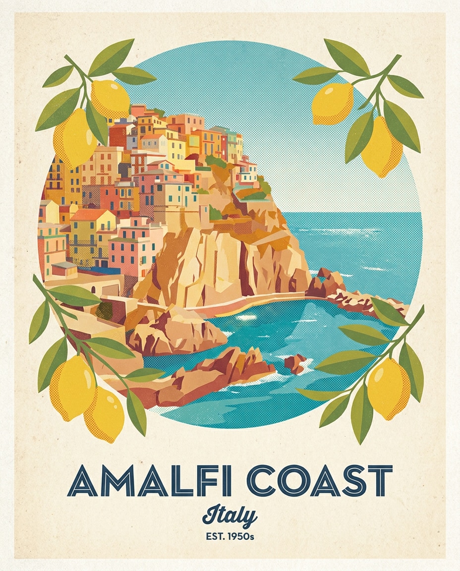 amalfi lemon coast photo