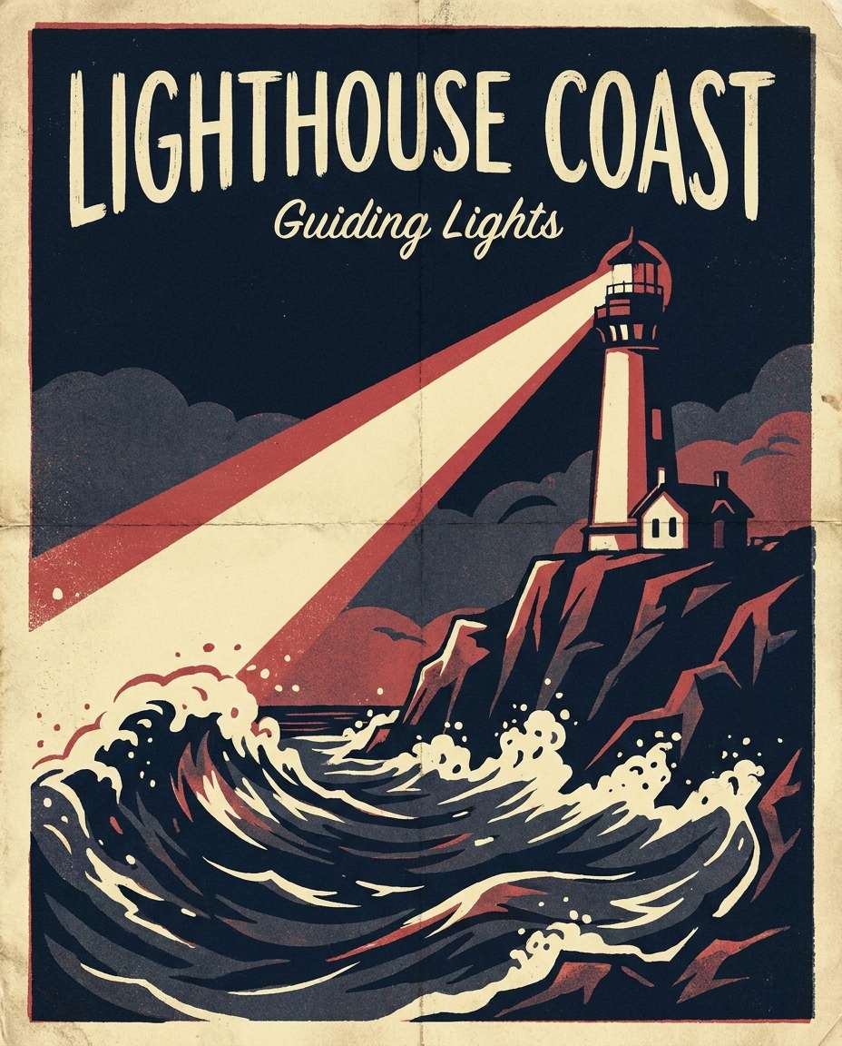seaside lighthouse photo