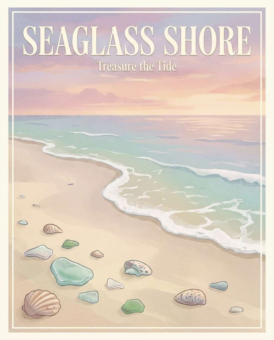 seaglass shoreline photo