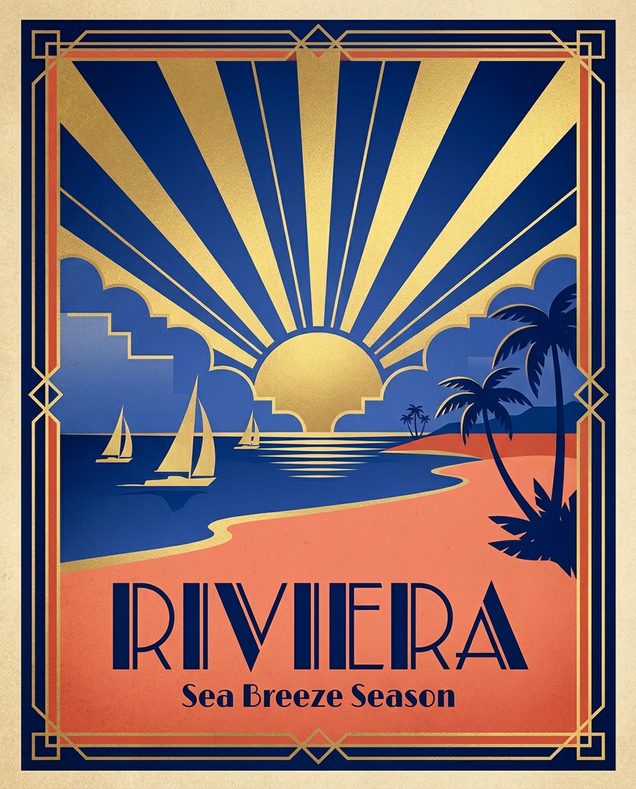 art deco riviera photo