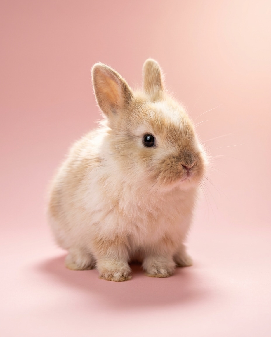 pastel studio bunny photo