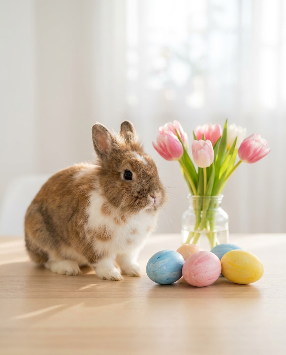 easter pastel scene photo