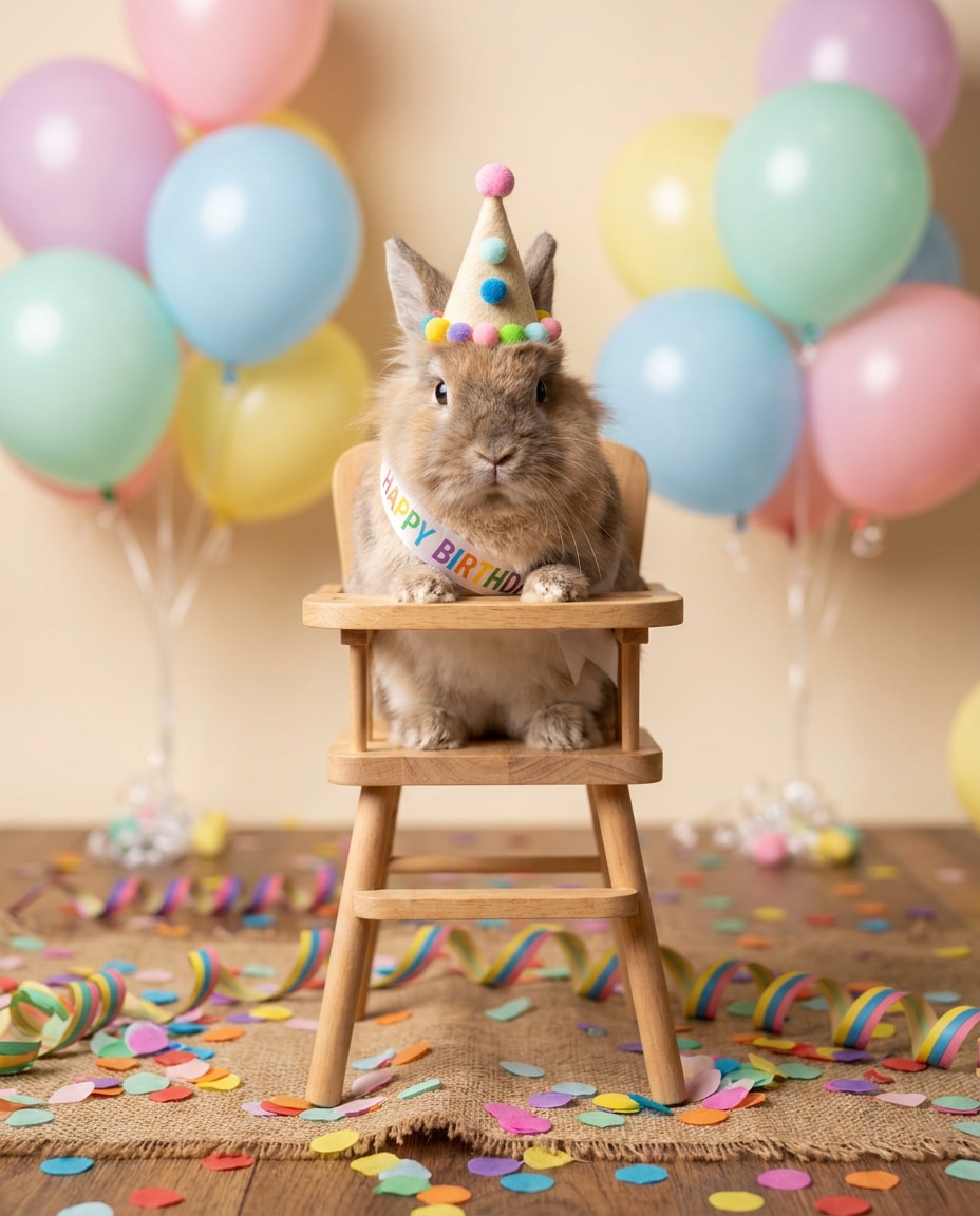 birthday party bunny photo