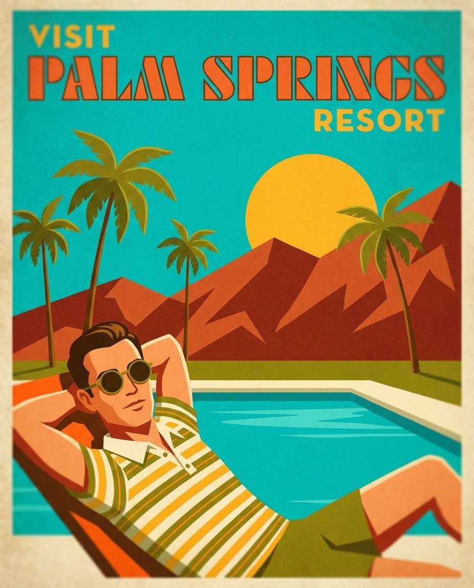 palm springs pool photo