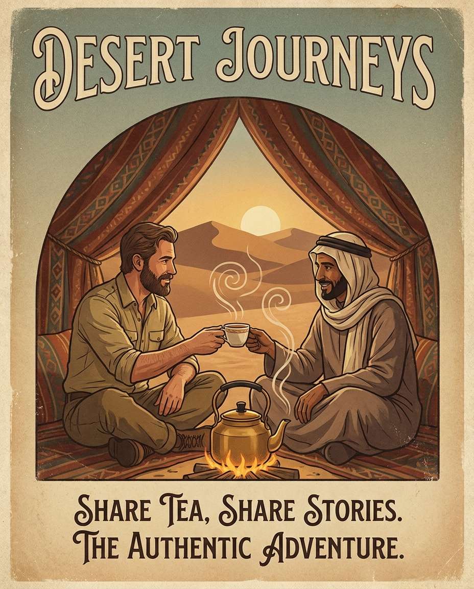 bedouin tea break photo