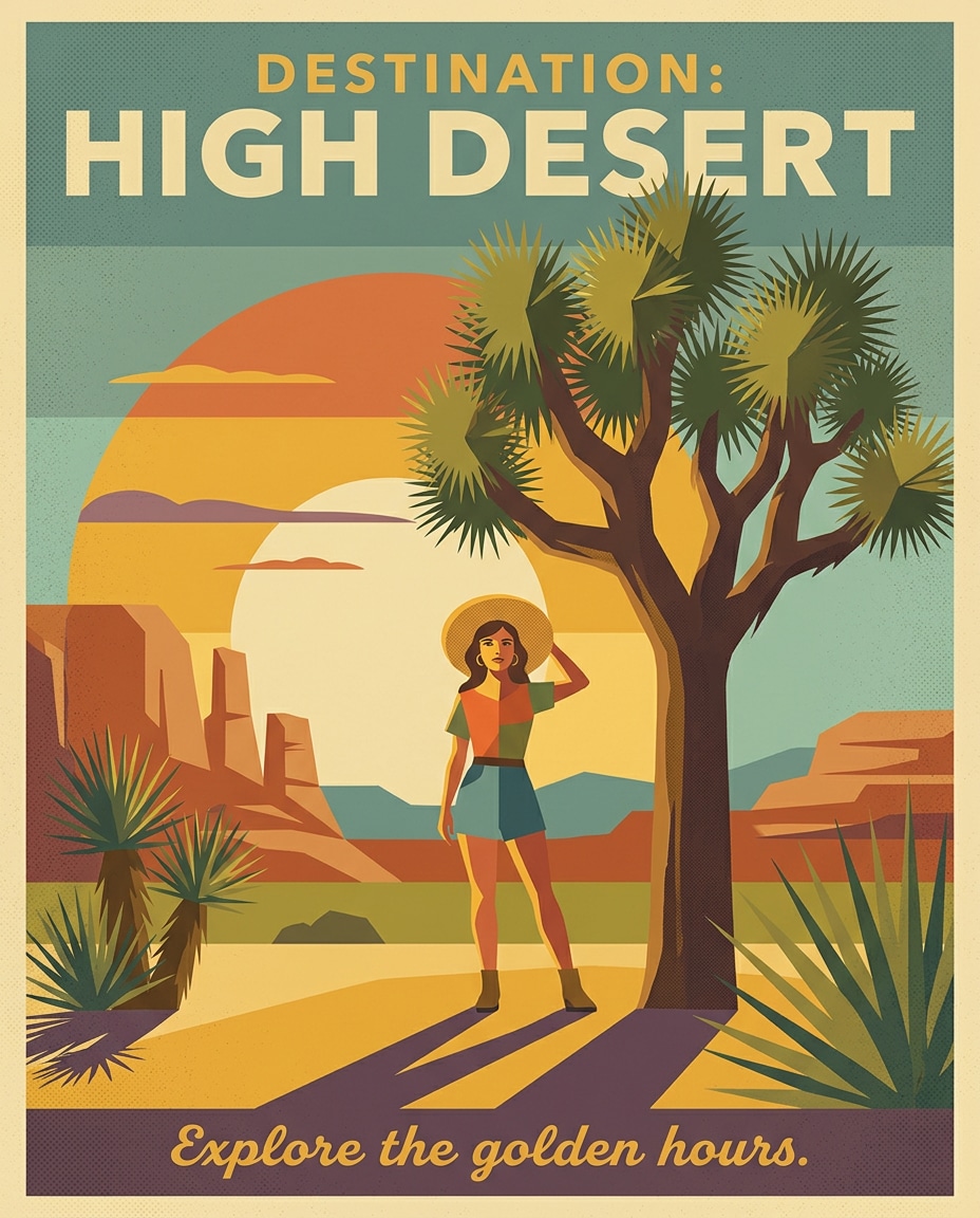 joshua tree sunset photo