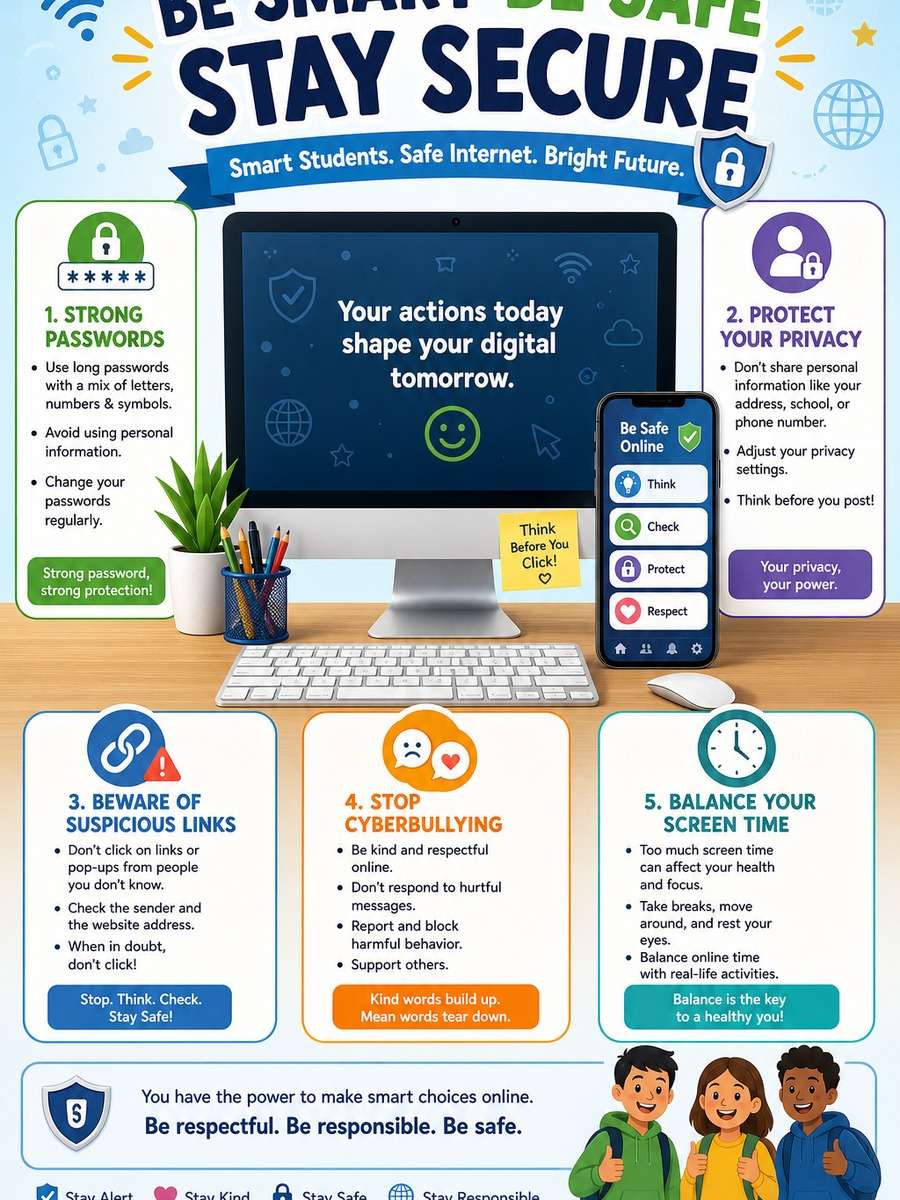 Internet Safety Infographic photo