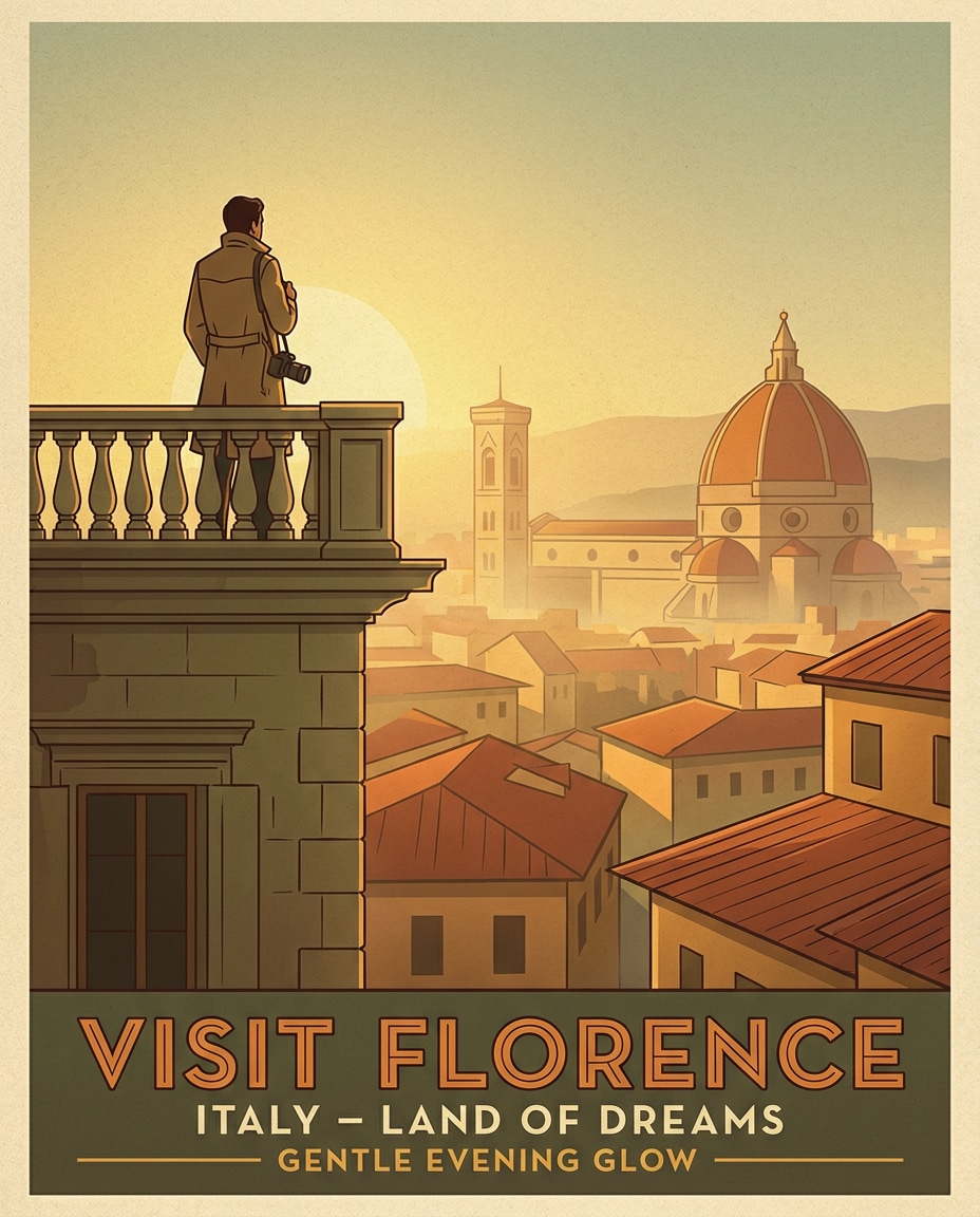florence golden hour photo