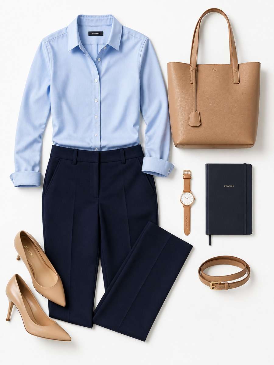 Business Casual Office Wardrobe photo