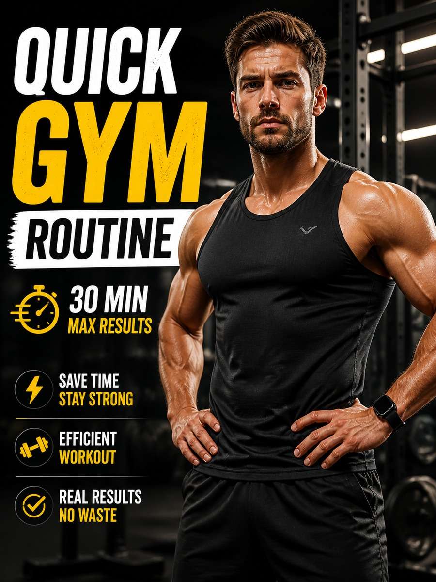 Gym Routine for Busy People photo