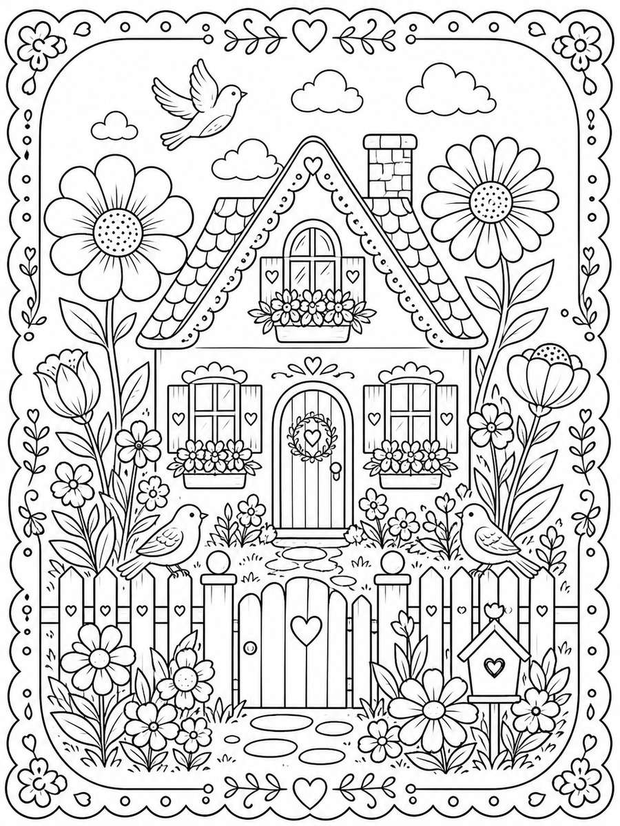 Sun and Flowers Motif photo