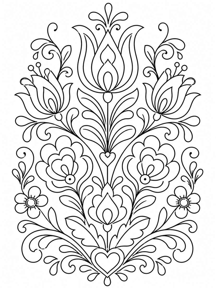 Heart and Birds Design photo