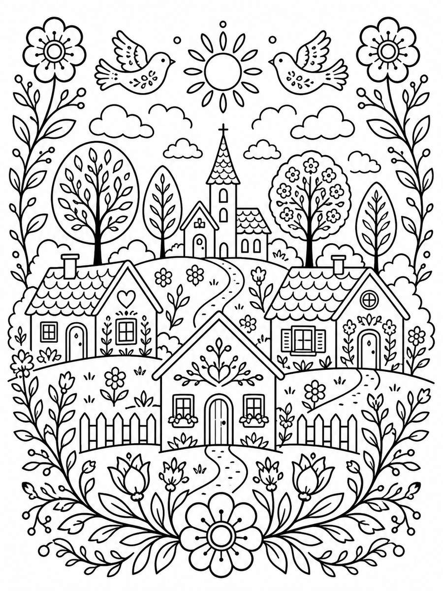 Village Folk Scene photo