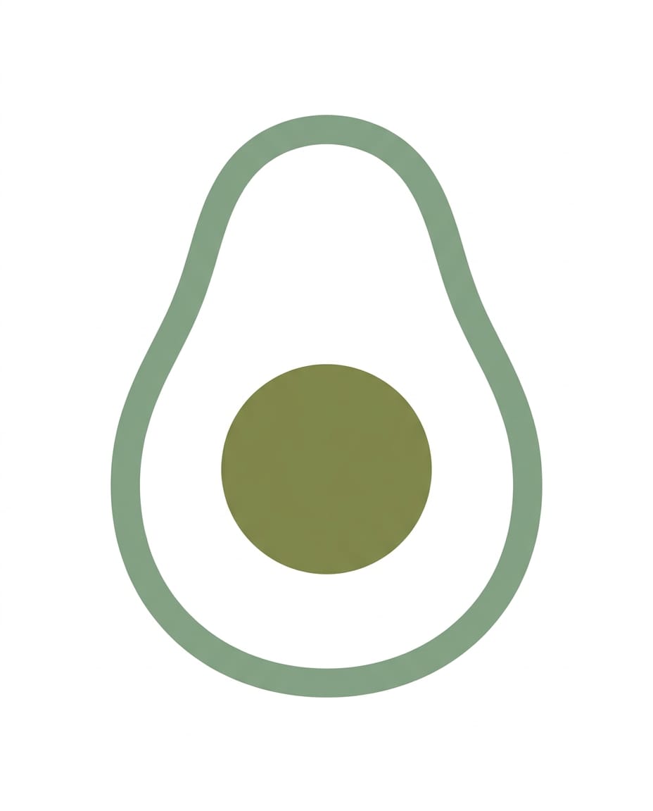 minimal avocado wellness photo