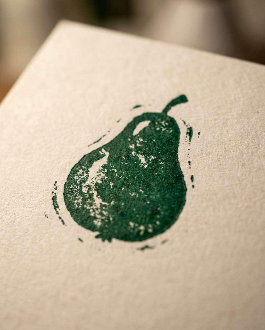 organic stamp look photo