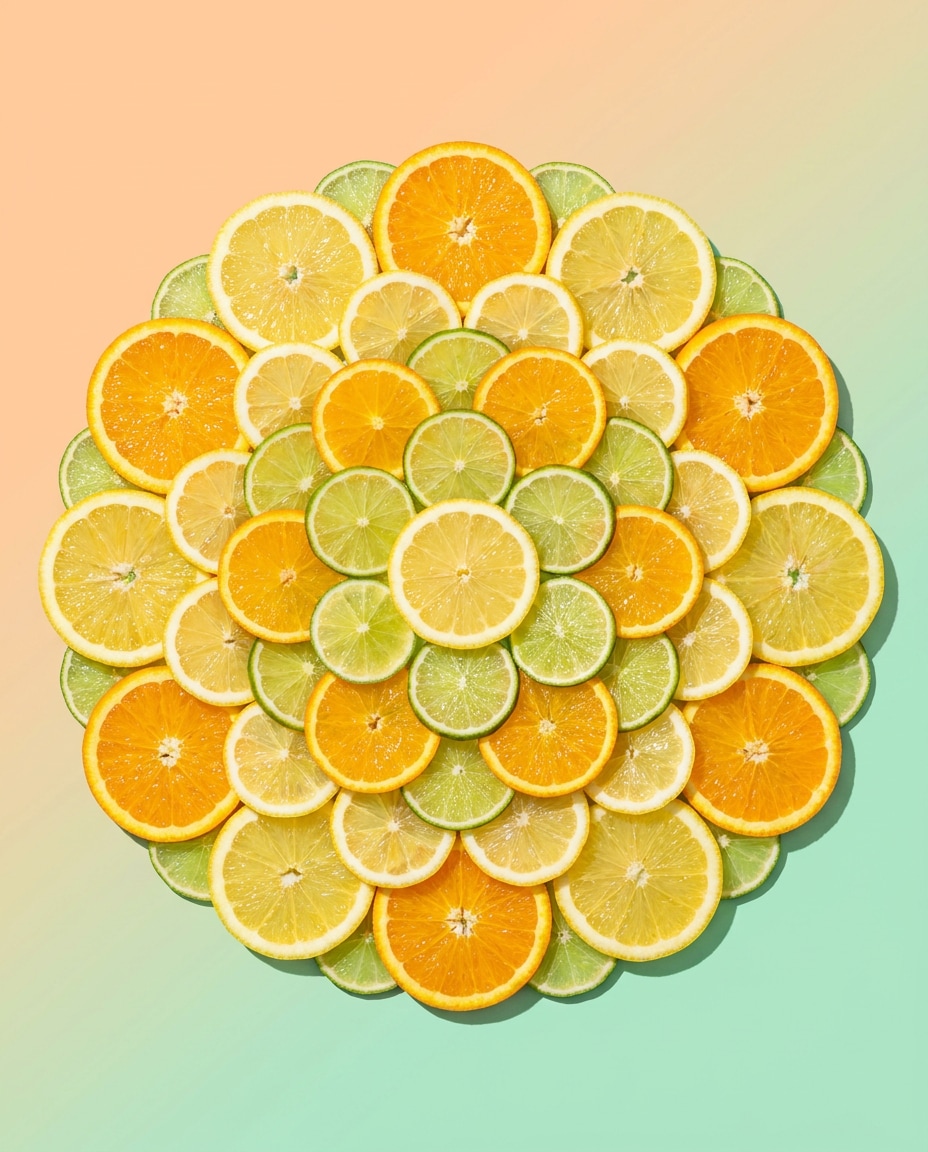 citrus slice gradient photo