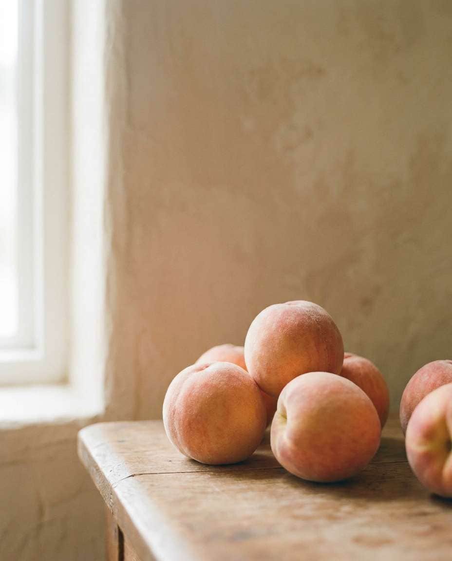 peach fuzz soft light photo