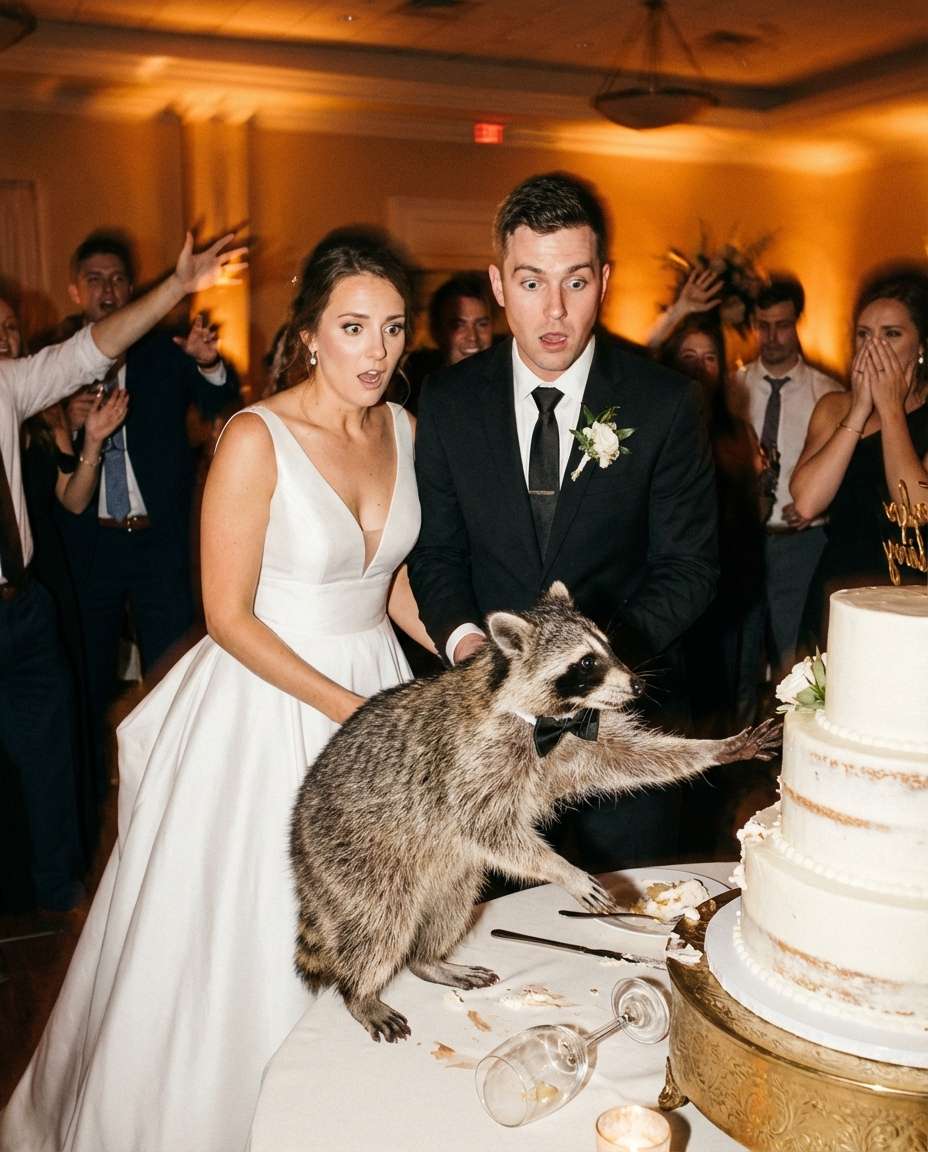 wedding cake heist photo