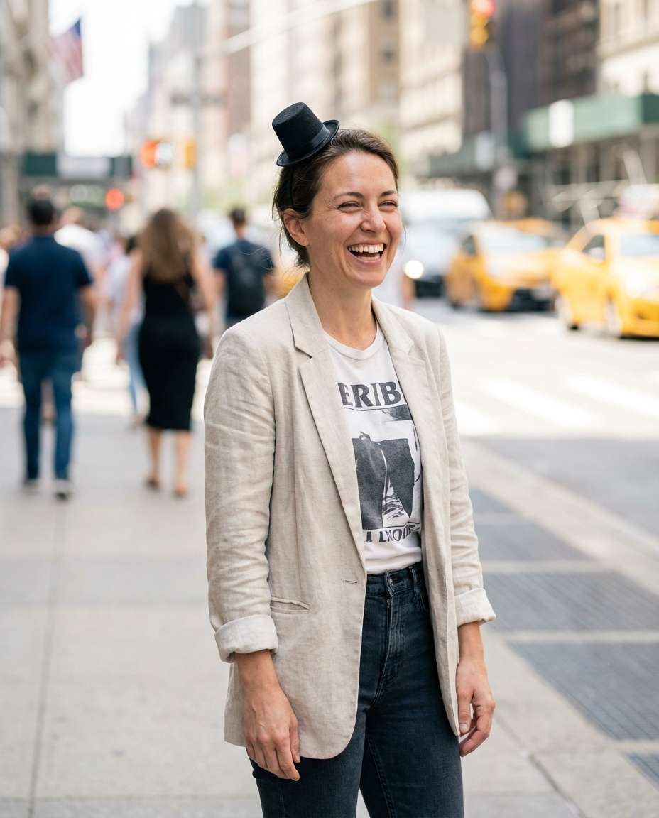 tiny hat big confidence photo