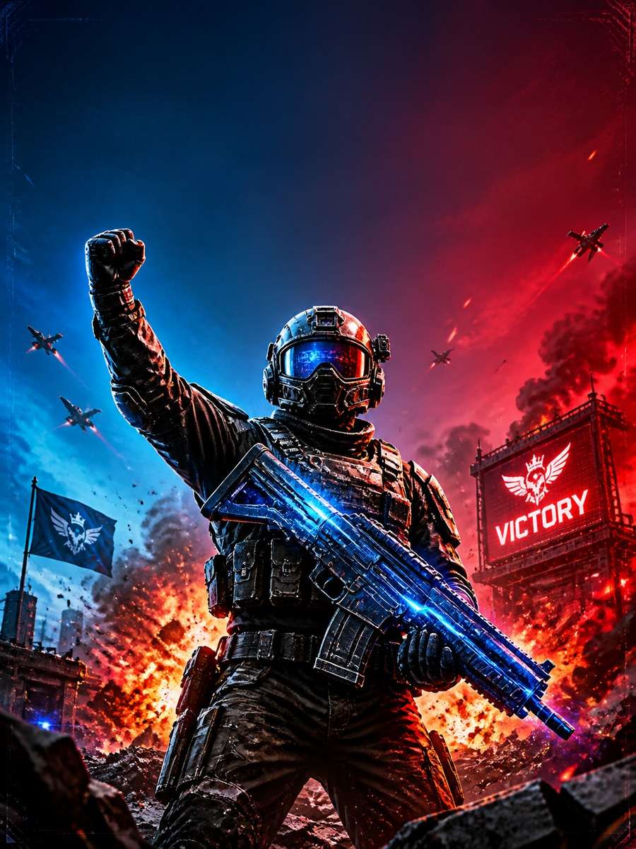 Epic FPS Victory Thumbnail photo