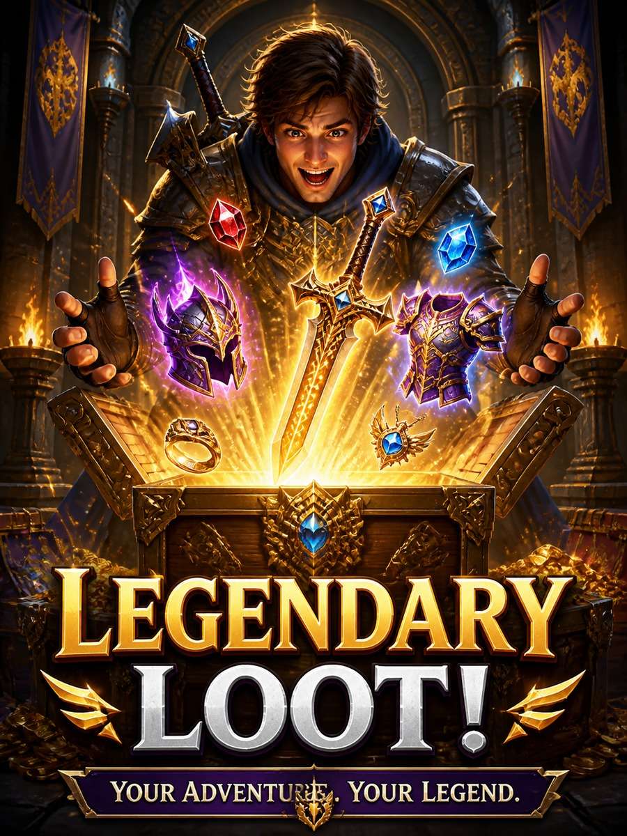 MMORPG Legendary Loot Drop photo