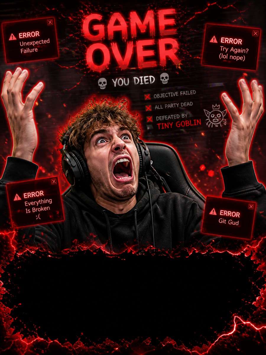 Streamer Rage Quit Moment photo