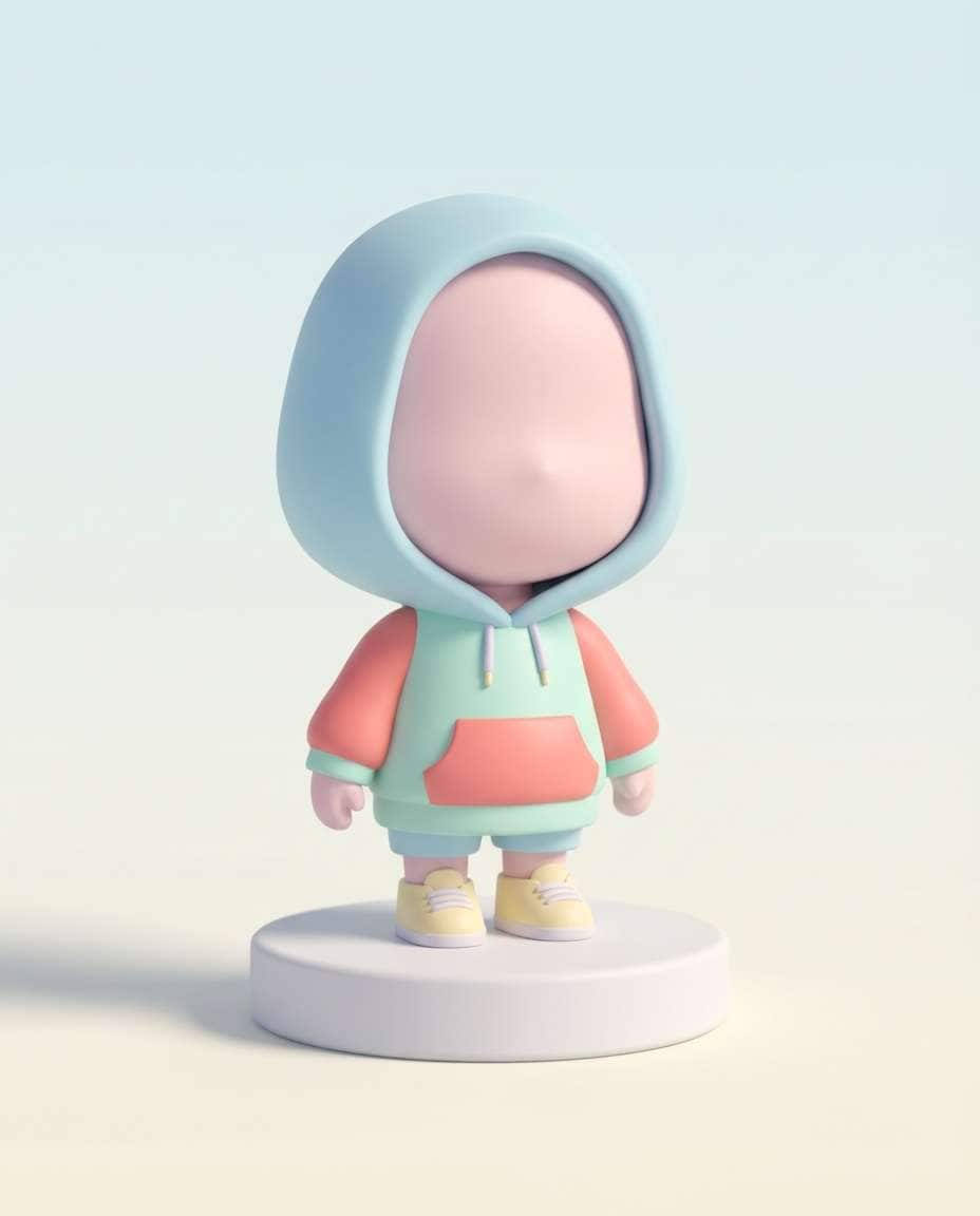 stylized hero figurine photo