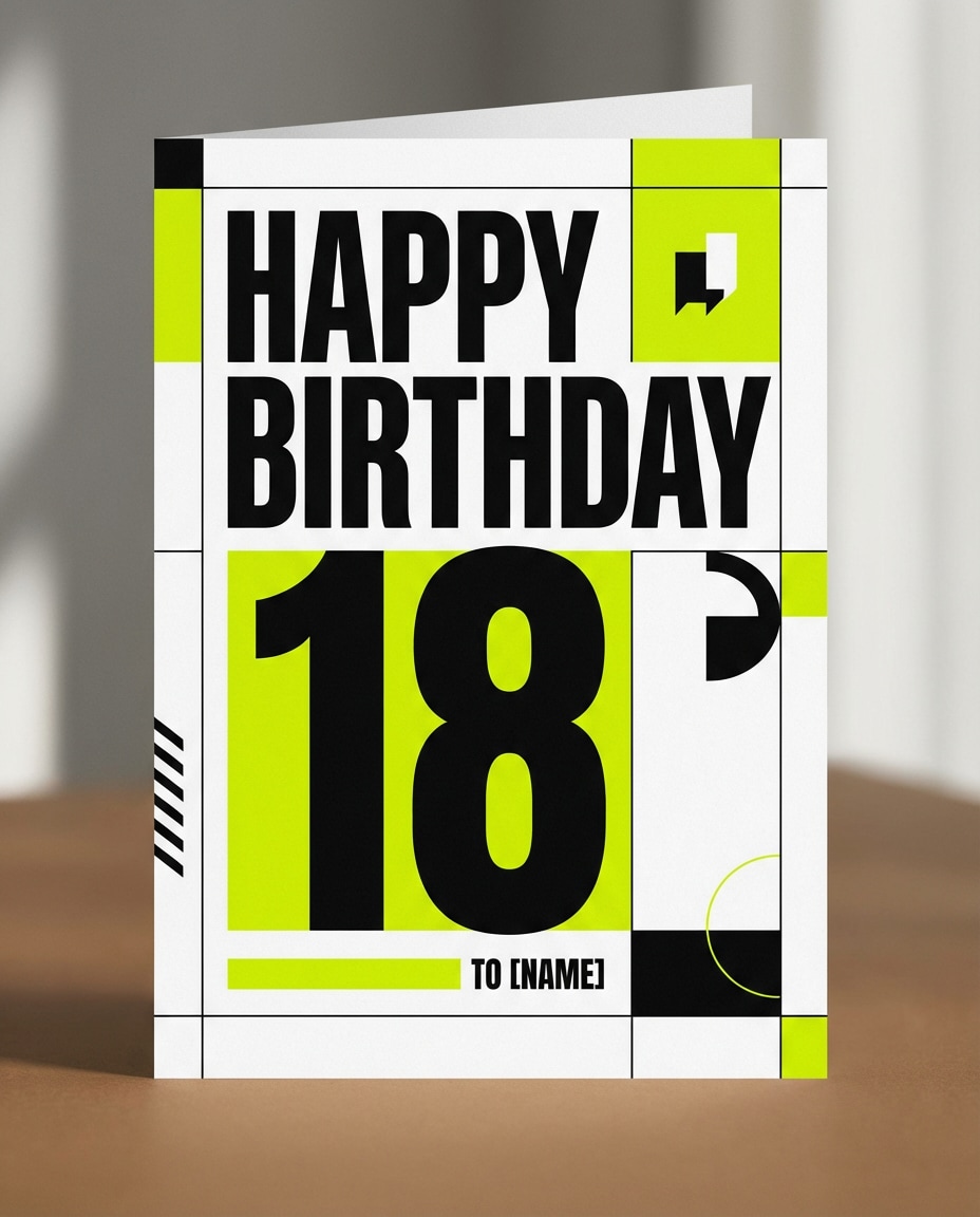 bold typography poster photo