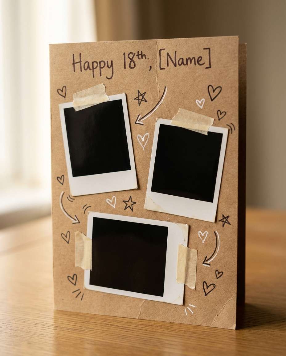 polaroid collage photo